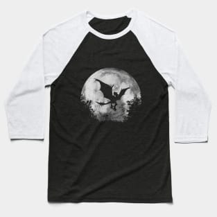 Rathalos in Moon Baseball T-Shirt